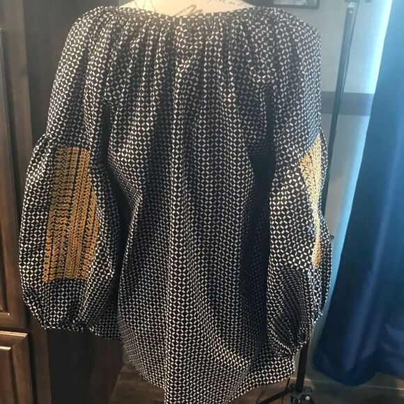 Nu New York Boho Blouse Extra Large XL - Picture 4 of 14